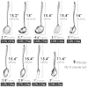 304 Stainless Steel Kitchen Utensil Set - 9 PCS Serving Utensils, Cooking Utensil, Solid Spoon, Slotted Spoon, Fork, Spatula, Ladle, Skimmer Spoon, Slotted Spatula Tunner, Spaghetti Spoon, Large Spoon #1