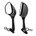 ALYBY Motorcycle Rearview Mirrors, Approved Side Mirrors for Suzuki GSXR 600 750 2006-2015, GSXR 1000 2005-2015, K5 K6 K7 K8 K9 2010-2011,Black