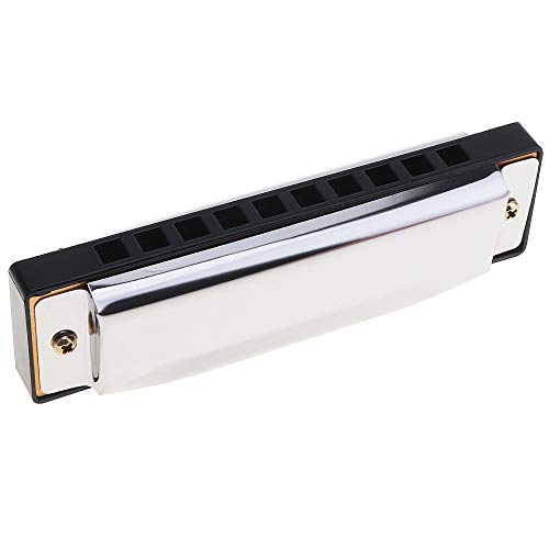 OriGlam Harmonica 10 trous Major Blues – Clé de Do – Harmonica pour enfants et adultes débutants – Avec étui rigide… - Les Beatles, Paul McCartney, John Lennon, RIngo Starr, George Harrison OriGlam Harmonica 10 trous Major Blues - Clé de Do - Harmonica pour enfants et adultes débutants - Avec étui rigide…