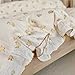 BuLuTu Baby Duckling Print Duvet Cover 47x59 Inch, Soft Muslin Duvet Cover for Boys Girls Crib Bedding Gift for Toddlers, Duck Print (Pillowcase Not Included)