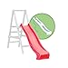 Produktbild Gartenpirat Wellenrutsche 290 cm Rot mit Wasseranschluss für Podest 150 cm (+/-5 cm) Anbaurutsche inkl. Montageschrauben Gartenrutsche für Spielturm Schaukel Stelzhaus
