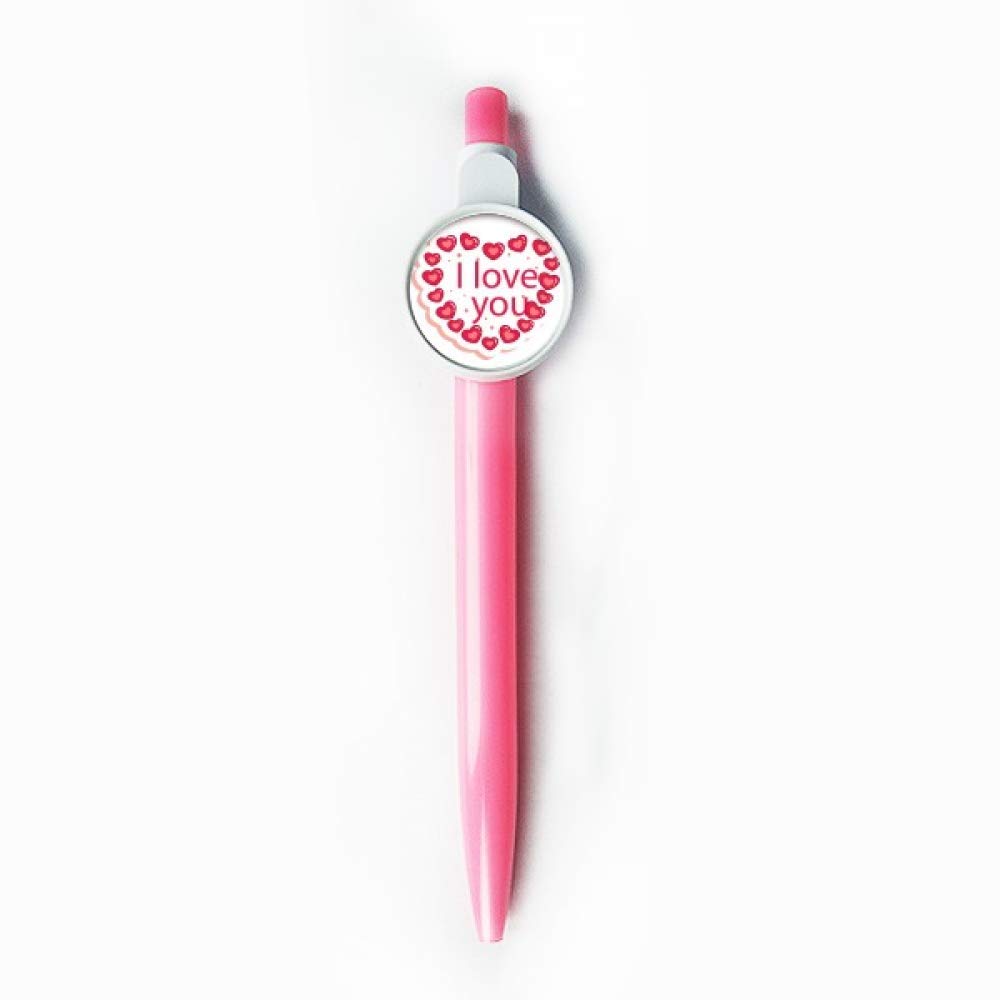 Stylo à bille rétractable bleu le cadeau romantique idéal pour la Saint-Valentin