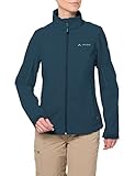 Winddichtes Softshell VAUDE Damen Jacke Hurricane Jacket III, Dark Petrol, 38, 04952