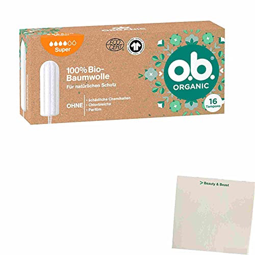 OB Tampon Organic Bio Super (16 St. Packung) + usy Block