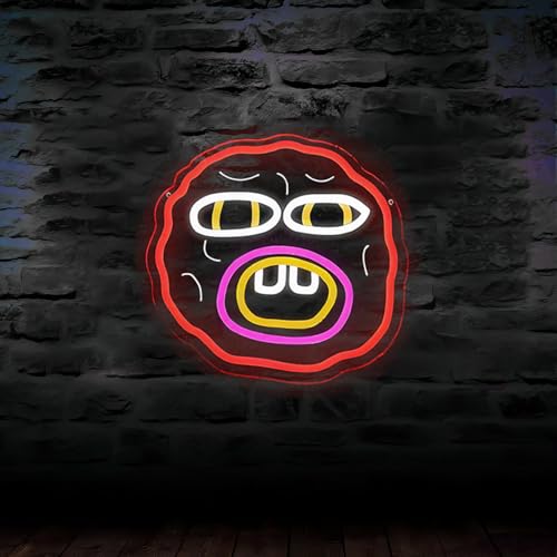 Tyler - Divertidos letreros de neón para decoración de pared, arte de pared de neón, luces LED acrílicas con cadena colgante para decoración de dormitorio, cueva, bar, pub, boda, fiesta, 5 V, funciona