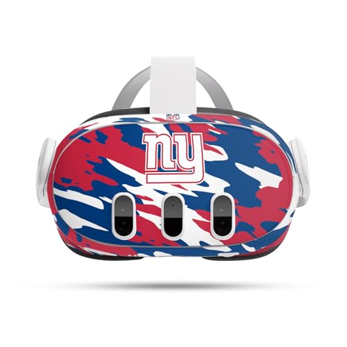 Skin Meta Quest 3 NFL Giants Autocollant Vinyle pour Soirée Gaming Américaine