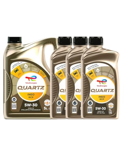 TotalEnergies Olio Motore Quartz Ineo RCP 5W30, Benzina e Diesel,