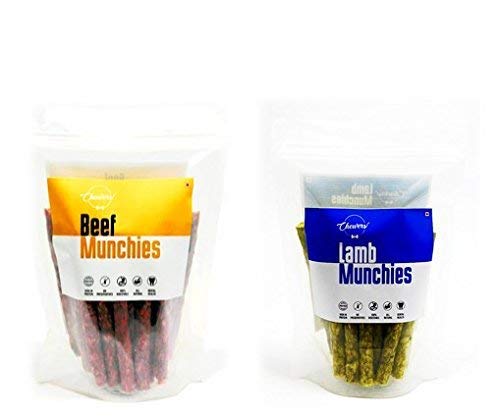 Pets Beef and Lamb Munchies Dog Treat, Chew Dog Stick, 450 GMS, Pack of 2