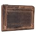 STILORD 'Murray' Laptophülle für MacBook 16 Zoll MacBooktasche Leder 15.6 Zoll Notebooktasche Sleeve Laptoptasche ideal als Aktentasche Dokumentenmappe, Farbe:Calais - braun