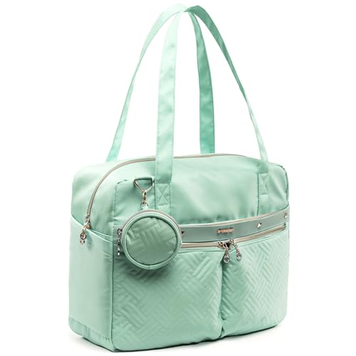SFYBYHEART Laptop Tote Bag for Women Work - Teacher Tote Bag - Large Utility Bag with Compartmens for Computer,Office Suppliers, Work Bag for Women