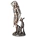 VERONESE Design Artemis Goddess of Hunting and Wilderness Bronze Finished Statue