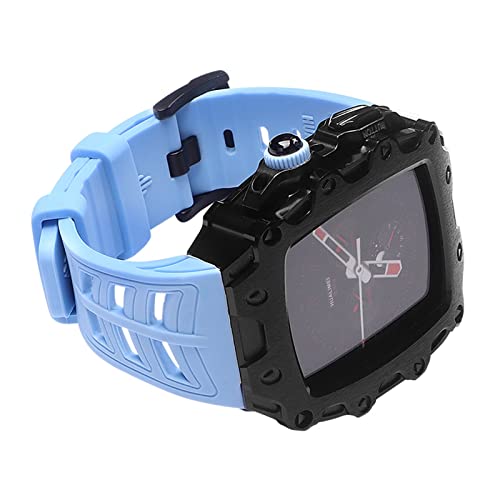 Ensemble de bracelets de montre en métal caoutchouc JDIME pour Apple Watch 45 mm