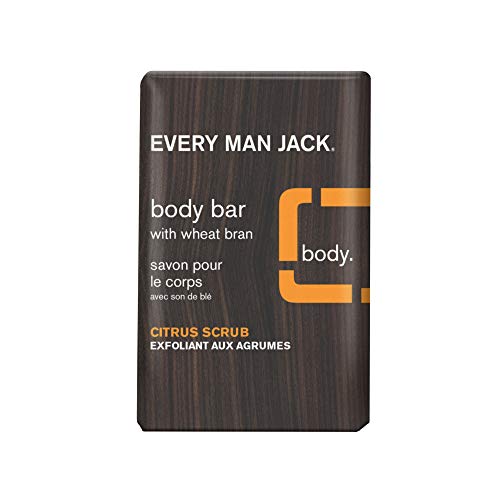 Every Man Jack Body Bar, Citrus Scrub, 7 Ounce (Packaging May Vary)