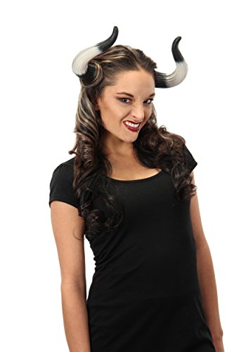 Realistic Bull Horns Costume Accessory with Adjustable Clear Band – Perfect for Devil, Demon, Animal & Fantasy Costumes