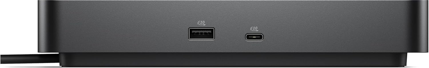 Dell Pro Smart Dock WD25 Bundle con 6 puertos USB, entrega de energía de hasta 100 W, incluye cable de puerto de pantalla + cable HDMI ZoomSpeed + cable Ethernet + paño de limpieza, soporta hasta 4