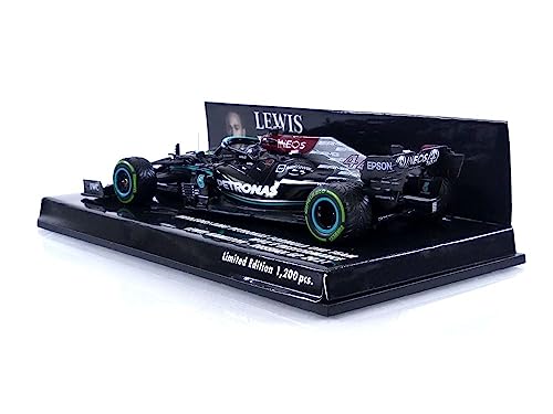 Mercedes AMG W12 Lewis Hamilton 1:43 Minichamps miniatura 4