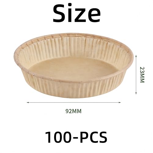 HJYDGJ 100 sztuk mini foremek do tarty, babeczek, małych foremek do ciast, babeczek, babeczek, babeczek, mini babeczek