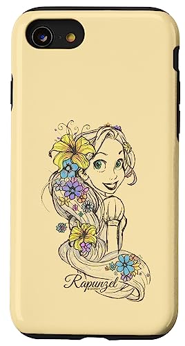 Coque iPhone 7 Disney Rapunzel ajustée pour stopper rayures et impacts