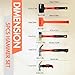 LOZAGU 5-Piece Hammer Set, 2LB Dead Blow Hammer | 16oz Claw Hammer | 16oz Rubber Mallet | 35mm Double-Faced Soft Mallet | 8oz Small Hammer