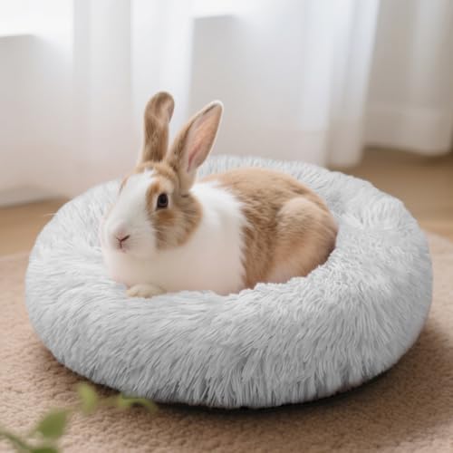 Tierecare Cama de coelho, esconderijo de coelho, grande, macio e confortável, para animais pequenos,