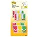 Post-it Arrow Flags to Do Value Pack.5" x 1.7" & 1" x 1.7", 320 Flags with 4 Dispensers, Red, Green, Yellow