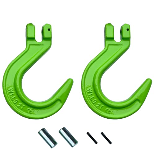 EGV 2 Pack 3/8" G80 Clevis Foundry Hook, 7055 LBS WLL for Towing & Rigging by EGV - Used condition - US$37.53