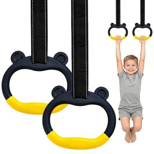 ZORTVUL 1 Par Anillas Calistenia De Plástico, Aros De Gimnasia Para Casa, Entrenamiento En Interior