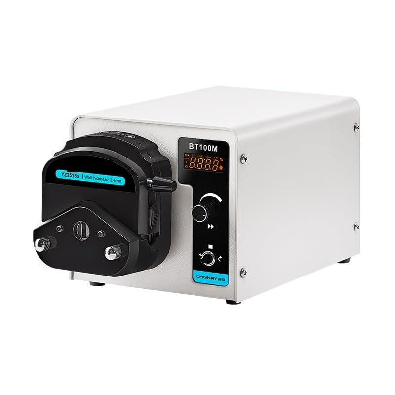 Füllmaschine, Digitale Schlauchpumpe, maximale Durchflussrate 380 ml/min, Präzisions-Flüssigkeitspumpe, Dosierpumpe for Labor BT100M(YZ1515X)