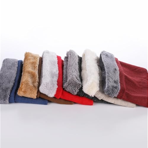 DARCHEN Polaina de pescoço de lã de inverno [pacote com 2/4/6], aquecedor de pescoço de esqui para c