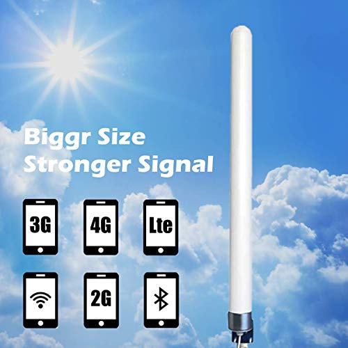Techtoo 3G 4G Lte Antenna High Power Omni-Directional Building Mount Antenna 806-2700Mhz Residential Antenna With N Female Connector For T-Mobile Verizon At&T Hotspot Signal Boosters Repeaters #TOP1