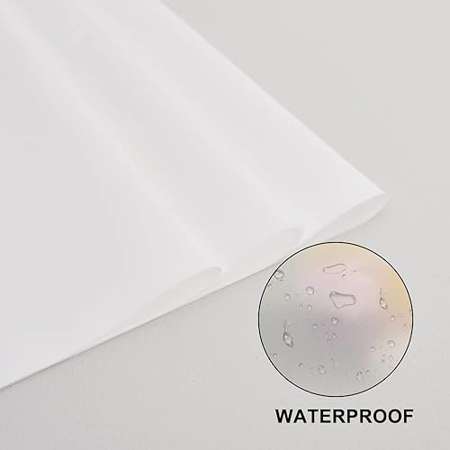 Miniatura 3 de BEISHIDA 20 piezas de papel de regalo floral blanco mate impermeable para suministros de floristería, manualidades, embalaje de regalo, boda, regalo