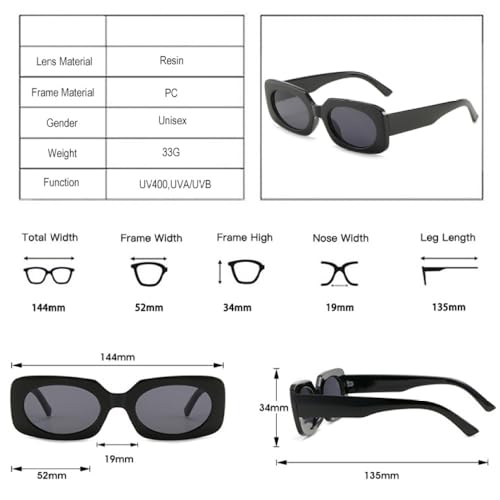 Lunettes de soleil rétro carrées pour masquer la fatigue mode - 7