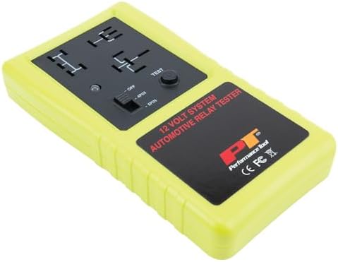 Performance Tool 3009 Compact Cordless Automotive Relay Tester for 12 Volt 4 and 5 pin relays and More