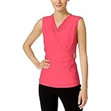 Calvin Klein Women's Sleeveless Top with Chiffon Wrap