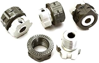 Integy RC Model C28154GUN Billet Machined 17mm Wheel Hex (4) +0mm Offset for T-Maxx, 1/10 Revo & Summit