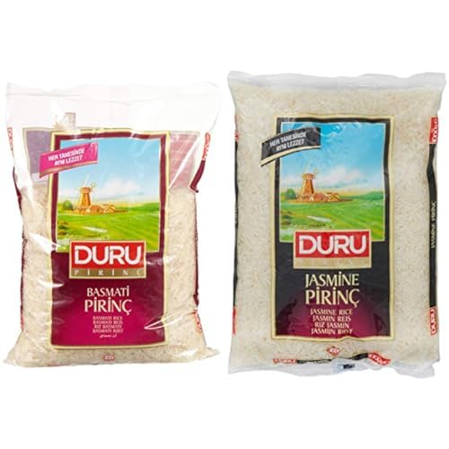 Duru Jasmine Pirinç 1000 Gr + Basmati Pirinç 1000 Gr