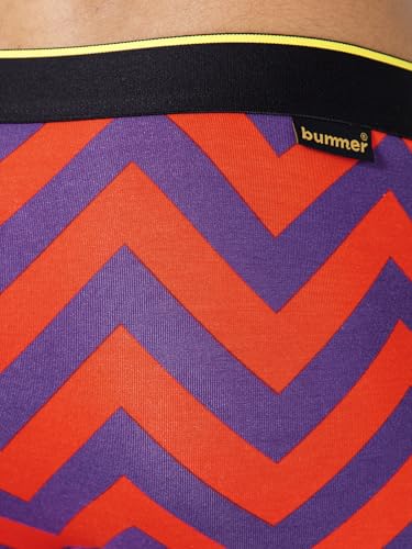 Image of Bummer Printed Micro Modal Trunks Underwear for Men - Ultra Soft & Breathable, 3 Times Softer Than Cotton, Anti-Bacterial, Stretchable for Ultimate Comfort & Style, Pack of 1 (A Shark Tank Product)