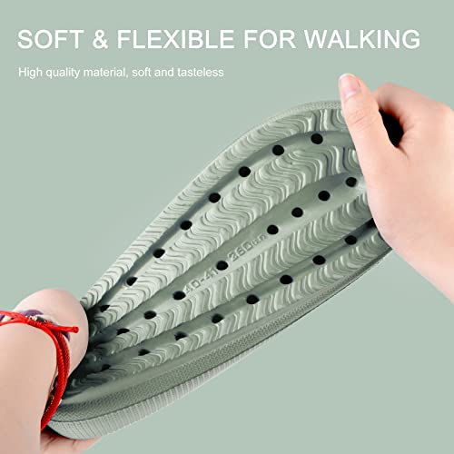 Monerffi Pillow Slides Cloud Slippers For Women And Men Massage Shower Bathroom Slippers Non-Slip Quick Drying Slippers Open Toe Super Soft Comfy Thick Sole #TOP4