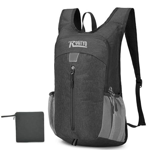 ROGTYO Faltbarer Rucksack Ultraleicht Wanderrucksack Wasserdicht Packbare...