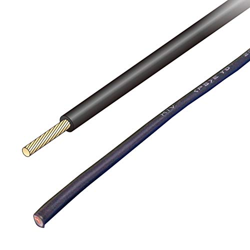 JAPPY 600V電気機器用ビニル絶縁電線 KIV 0.75SQ-JP 黒