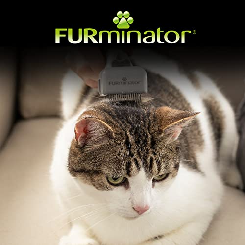 Furminator verstellbarer Entfilzer für Hunde und Katzen - Kamm entfernt sicher und schonend Verfilzungen aus dem Fell