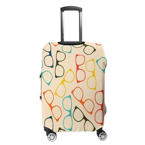 Yeglasses Pop Art Print Luggage Covers Stretchable Anti Scratch Luggage Cover Suitcase Covers Stretchy Baggage Cover for Suitcase Decorated Accessories L4