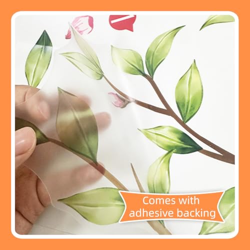 Stickers muraux amovibles grand arbre vinyle pour relooker un mur