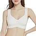 Produktbild Joyunii Zero Feel Serie Bustier ohne Bügel Underwear Shirt Top Unterhemden Homewear Nahtlose Klassische BH Bralette mit V-Ausschnitt