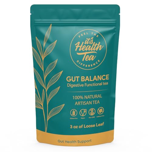 Gut Balance Herbal Tea – Supports Overall Gut Microbiome Health & Occasional Bloating Support |...