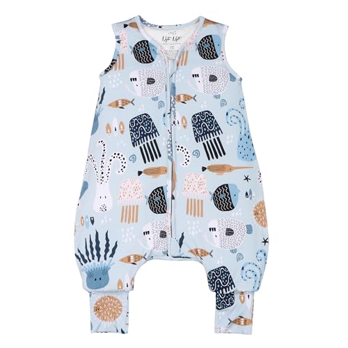 Image of Nyte Nyte Baby - 1.-TOG Jelly Fish, 18 to 36 Months, Sleeveless Sleep Sack, Soft Baby & Toddler Sleeping Sack, Breathable Sleep Sack with Adjustable Feet Cuffs & Anti-Slip Grip