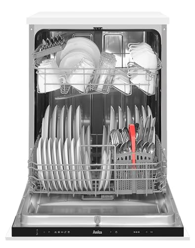 Amica EGSPV 597 201 Einbau-Geschirrspüler / 60 cm / vollintegrierte Spülmaschine (ohne Möbelfront) / 12 Maßgedecke / 5 Programme / Besteckkorb