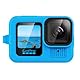 CERFFOOL Silikon-Schutzhülle für GoPro Hero 13 Black mit Objektivdeckeln und 40 cm langem Seil und Umhängeband für Action-Kamera-Zubehör-Set (Blau)