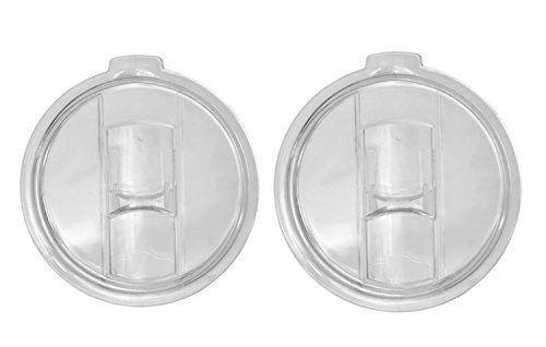 eBoot Spill and Splash Resistant Tumbler Lid for Yeti Rambler and RTIC Tumblers, 20 oz, 2 Pack