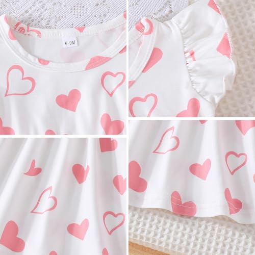 Image of Toddler Little Girls Casual Dresses Short Sleeve Crew Neck Graphic Cartoon Dress for 2-8 Years